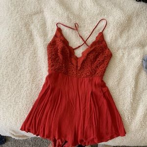 Super cute and comfy backless romper!